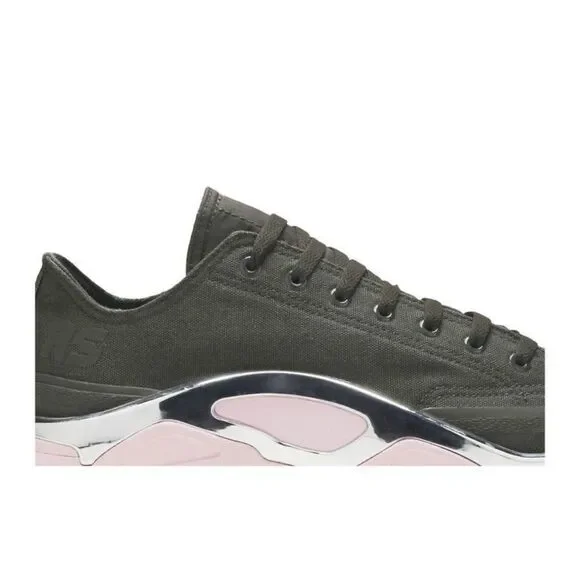 adidas gazelle silver green womens Raf Simons x Adidas 'Detroit' Sneakers